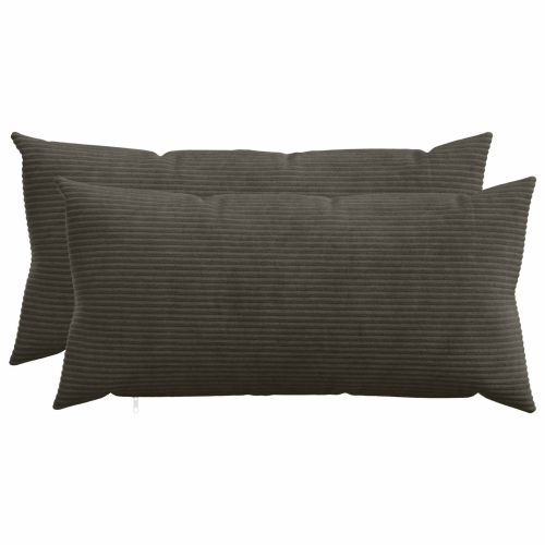 Калъфка за възглавница 2 pcs HEERLEN Антрацит 40 x 70 cm
