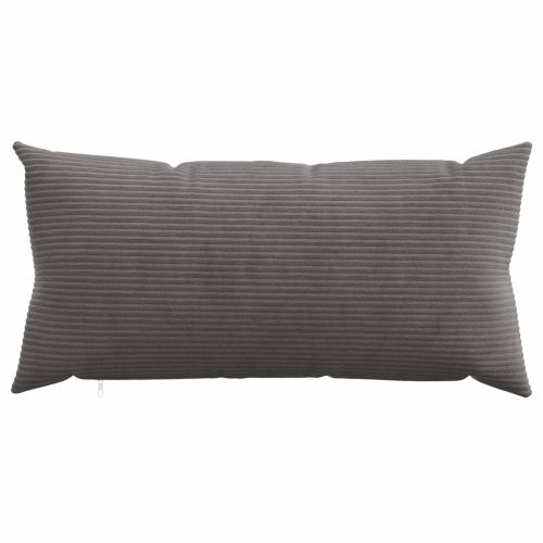 Калъфка за възглавница 2 pcs HEERLEN Тъмносиво 40 x 80 cm
