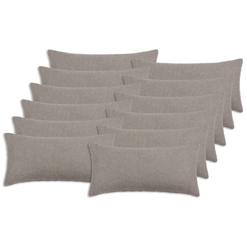 Калъфка за възглавница 12 pcs HEERLEN Светлосиво 40 x 80 cm