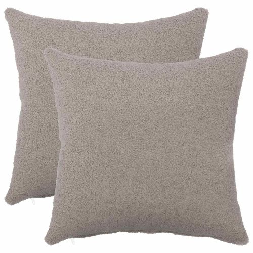 Калъфка за възглавница 2 pcs HEERLEN Светлосиво 50 x 50 cm
