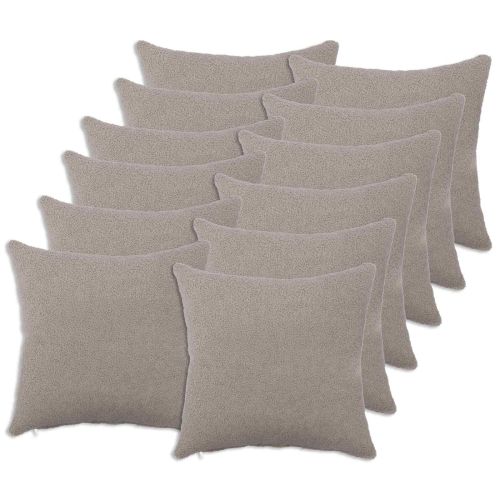 Калъфка за възглавница 12 pcs HEERLEN Светлосиво 50 x 50 cm