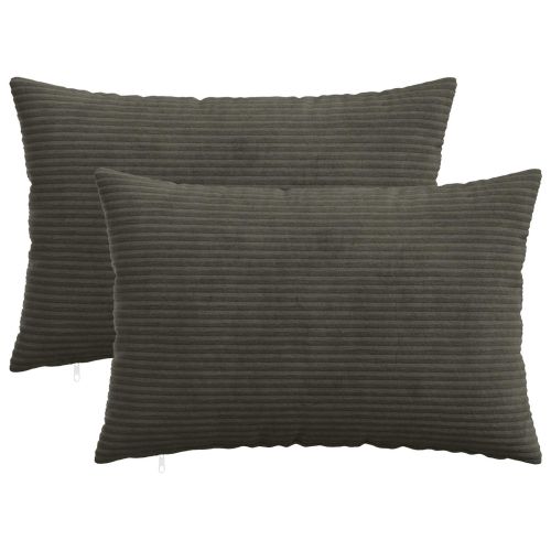 Калъфка за възглавница 2 pcs HEERLEN Антрацит 50 x 70 cm