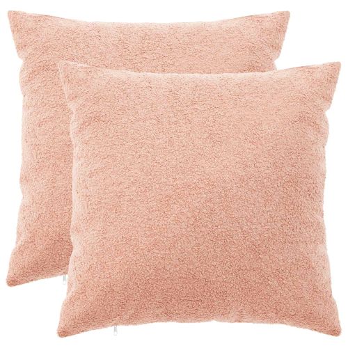 Калъфка за възглавница 2 pcs HEERLEN Розово 60 x 60 cm Букле