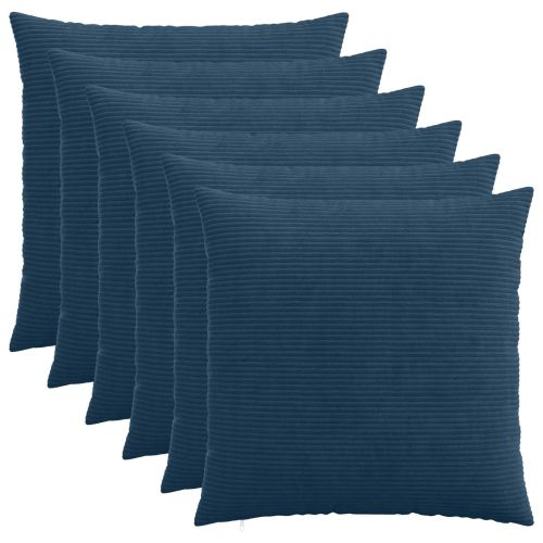 Калъфка за възглавница 6 pcs HEERLEN Морски син 65 х 65 см