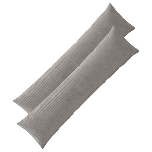 Калъфка за възглавница 2 pcs ALMELO Светлосиво 40 x 145 см