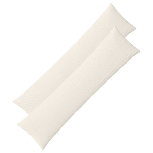 Калъфка за възглавница 2 pcs ALMELO Кремаво 40 x 145 см