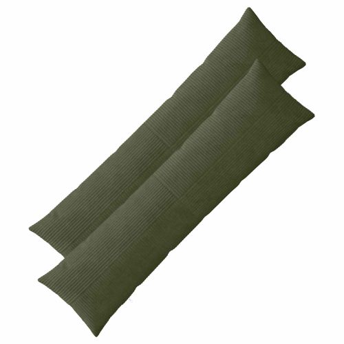Калъфка за възглавница 2 pcs ALMELO Зелено 40 x 145 см кордурой