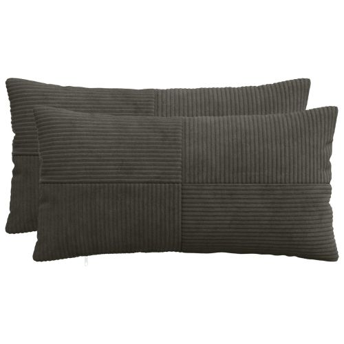 Калъфка за възглавница 2 pcs ALMELO Антрацит 40 x 70 cm