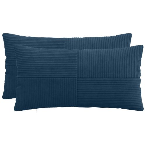 Калъфка за възглавница 2 pcs ALMELO Морски син 40 x 70 cm