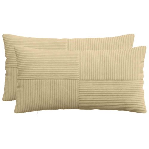 Калъфка за възглавница 2 pcs ALMELO Сивозелен 40 x 80 cm