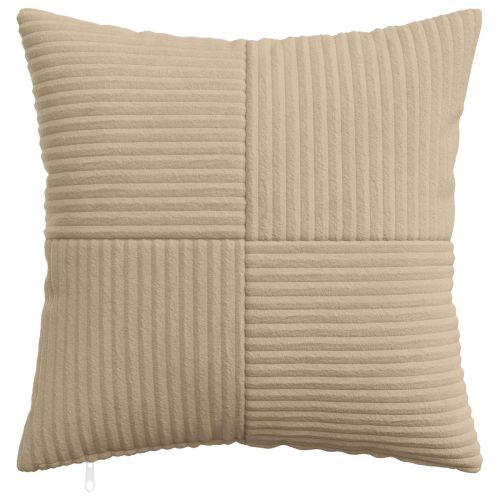 Калъфка за възглавница 6 pcs ALMELO Таупе 45 x 45 cm кордурой
