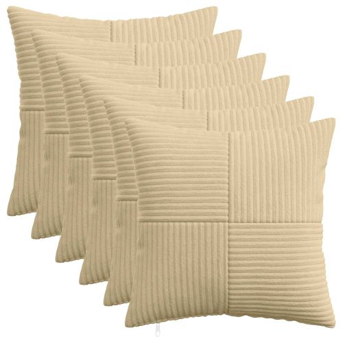 Калъфка за възглавница 6 pcs ALMELO Сивозелен 50 x 50 cm