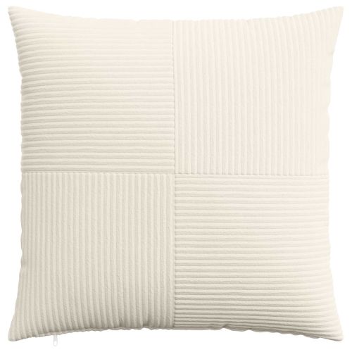 Калъфка за възглавница 2 pcs ALMELO Кремаво 80 x 80 cm кордурой