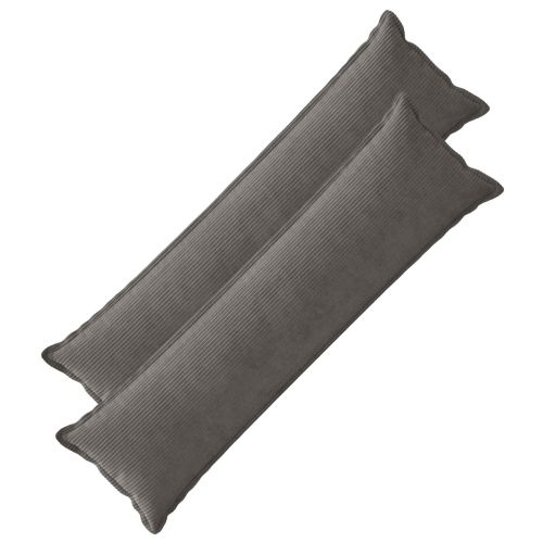 Калъфка за възглавница 2 бр. HOUTEN Тъмносиво 40 x 145 см