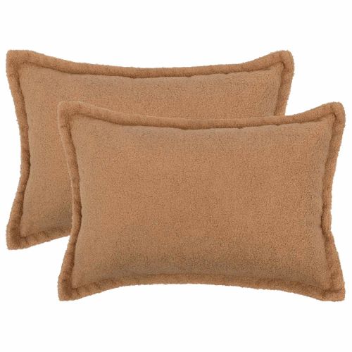 Калъфка за възглавница 2 pcs HOUTEN Бежово 50 x 80 cm Букле