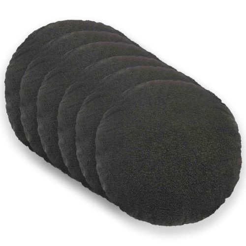 Калъфка за възглавница 6 pcs HEERLEN Тъмносиво Ø 30 cm Букле