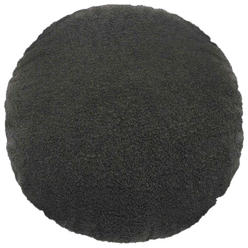 Калъфка за възглавница 6 pcs HEERLEN Тъмносиво Ø 30 cm Букле