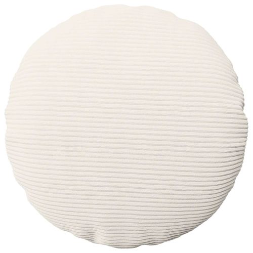 Калъфка за възглавница 2 pcs HEERLEN Кремаво Ø 40 cm кордурой