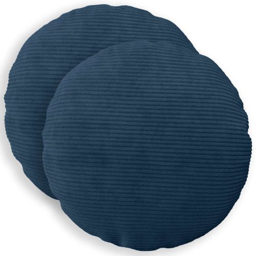 Калъфка за възглавница 2 pcs HEERLEN Морски син Ø 40 cm