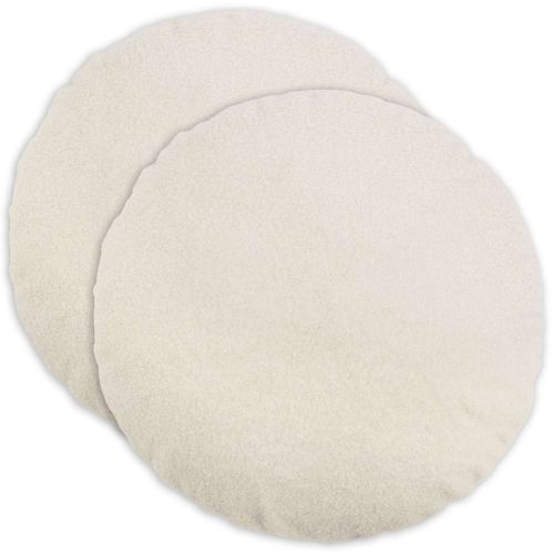 Калъфка за възглавница 2 pcs HEERLEN Кремаво Ø 40 cm Букле