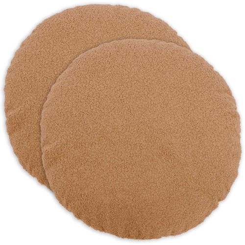 Калъфка за възглавница 2 pcs HEERLEN Бежово Ø 40 cm Букле