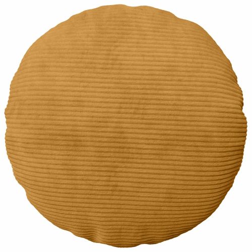 Калъфка за възглавница 2 pcs HEERLEN Жълто Ø 60 cm кордурой