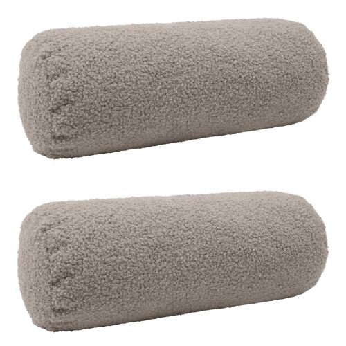 Калъфка за възглавница 2 pcs HEERLEN Светлосиво Ø 15 x 40 см