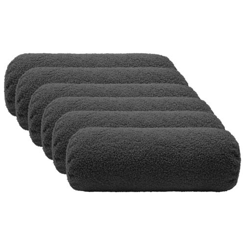 Калъфка за възглавница 6 pcs HEERLEN Тъмносиво Ø 15 x 40 см