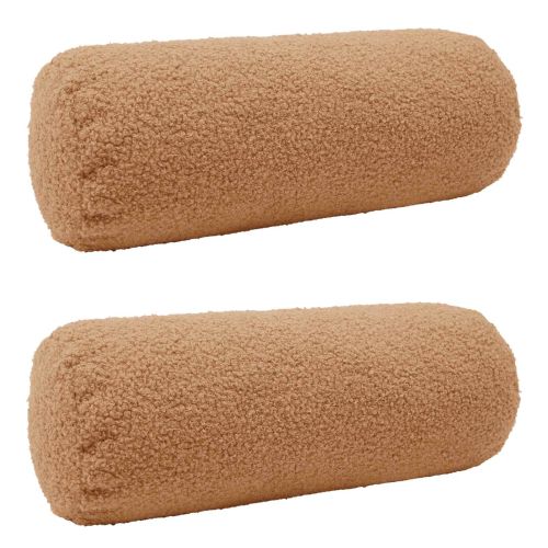 Калъфка за възглавница 2 pcs HEERLEN Бежово Ø 15 x 40 см Букле