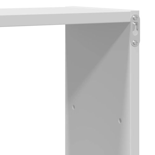 Стенен рафт, бял, 96x18x60 см, инженерно дърво