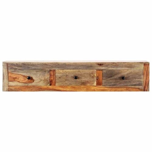 Конзолна маса със стенен монтаж, 100x25x20 см, акация масив