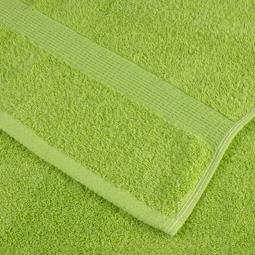 Премиум кърпи сауна SOLUND 2 бр ябълковозелени 80x200 см 600gsm