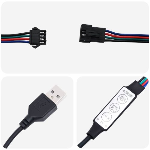 LED лента 2 бр. Черно SMD5050