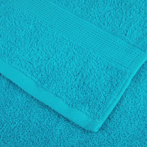 Премиум кърпи за сауна SOLUND 2 бр тюркоаз 80x200 см 600 gsm
