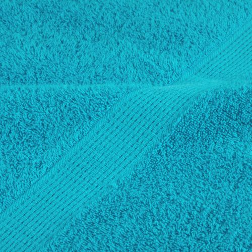 Премиум кърпи за сауна SOLUND 2 бр тюркоаз 80x200 см 600 gsm