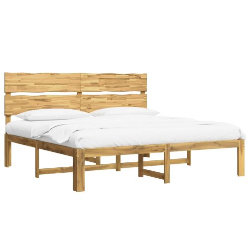 Двоспално легло с табла ROSTOCK Бяло 180 x 200 cm
