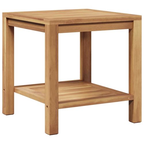 Масичка за кафе Кафяво 45 x 45 x 45 cm Солидно тиково дърво