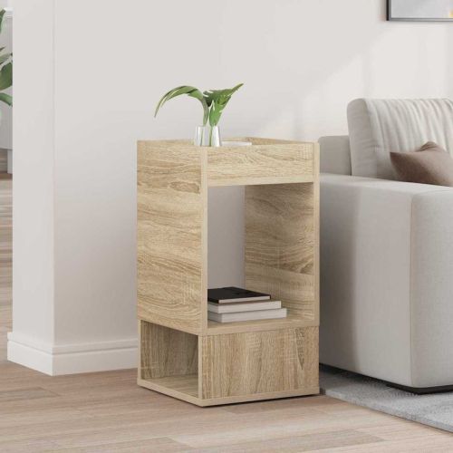Крайна масичка Сонома дъб 30 x 30 x 56 см Инженерна дървесина