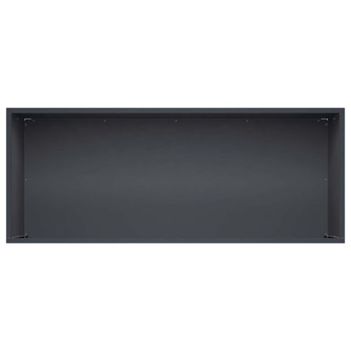 Градинска саксия 2 бр. Антрацит 100 x 40 x 40 cm