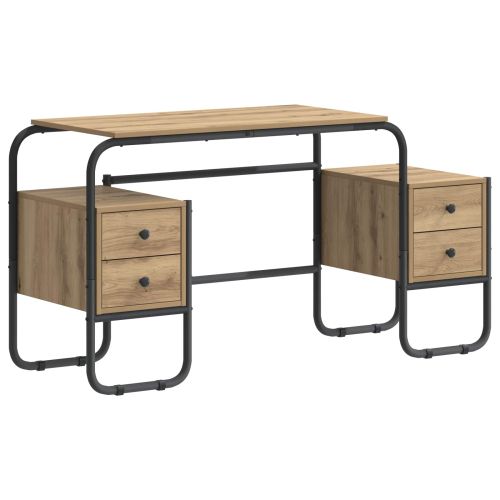 Бюро с място за съхранение Дъб артизан 145 x 50 x 75 см