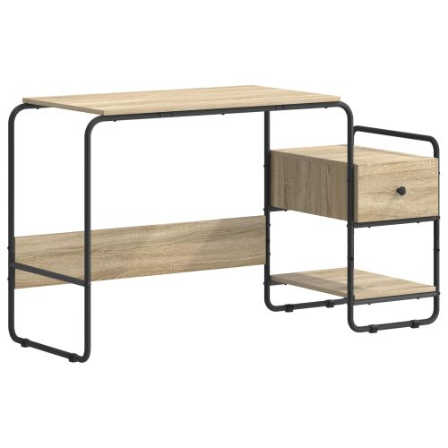 Бюро с място за съхранение Дъб сонома 131.5 x 50 x 75.5 см