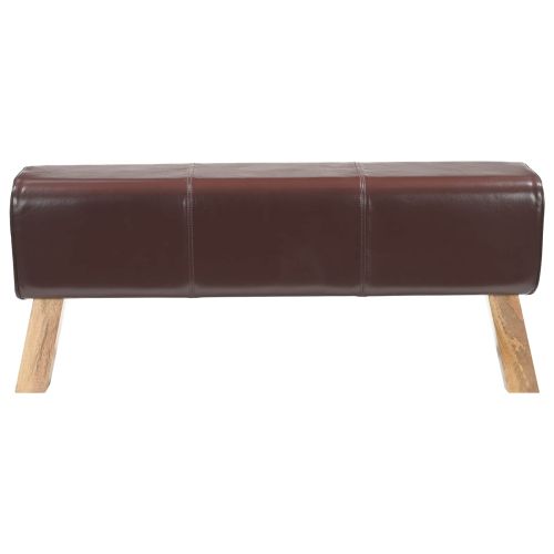 Пейка 110 x 30 x 45 см Истинска Тъмен кафяв