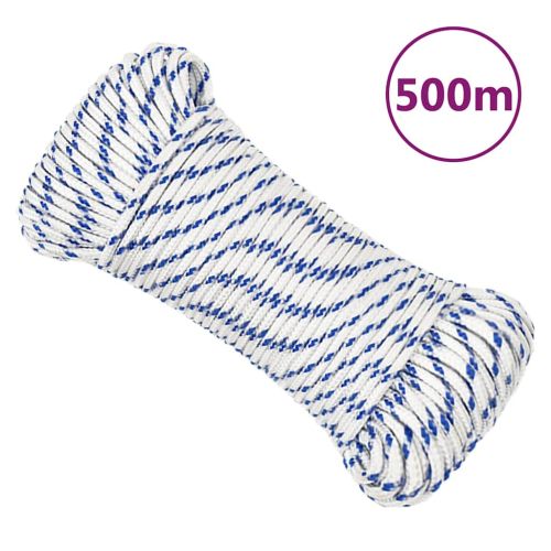 Въже за лодка бяло 4 мм 500 м полипропилен