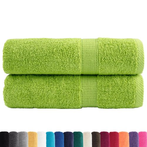 Премиум хавлиени кърпи SOLUND 2 бр зелени 100x150 см 600 gsm