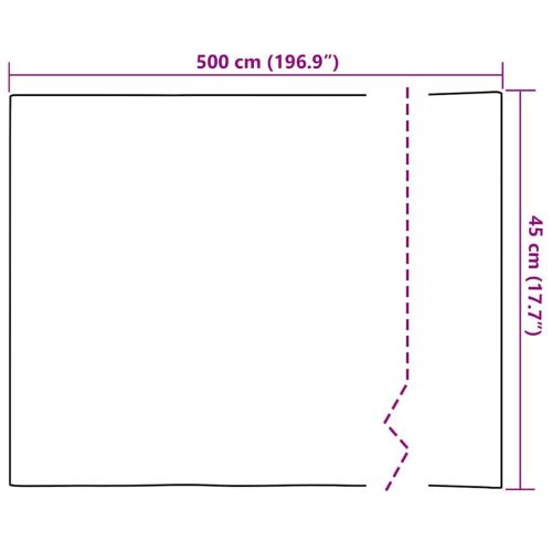 Фолио за прозорци матирано модел райе 45x500 см PVC