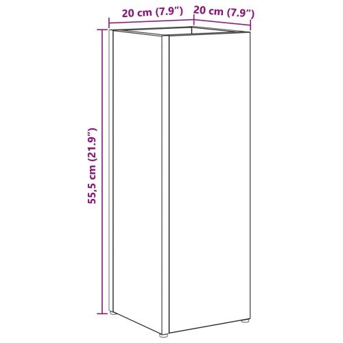 Стойка за чадър Дъб 20 x 20 x 55,5 см Инженерна дървесина