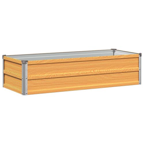Вдигната леха за градина Натурално 100 x 40 x 24 см