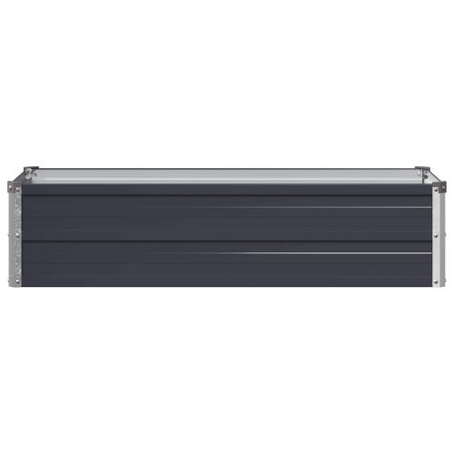 Вдигната леха за градина Антрацит 100 x 40 x 24 см