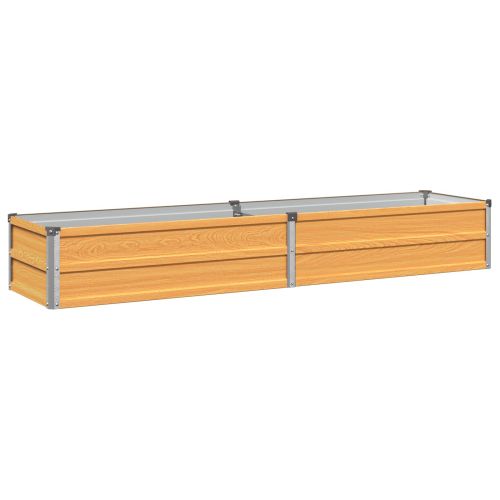 Вдигната леха за градина Натурално 160 x 40 x 24 см