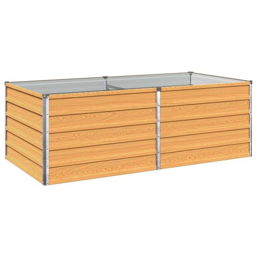 Вдигната леха за градина Натурално 160 x 80 x 55 см